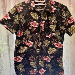Jack and Jones Men's Hawaiian Short Sleeve Shirt Size L